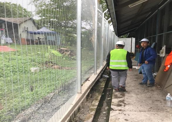 Fencing works